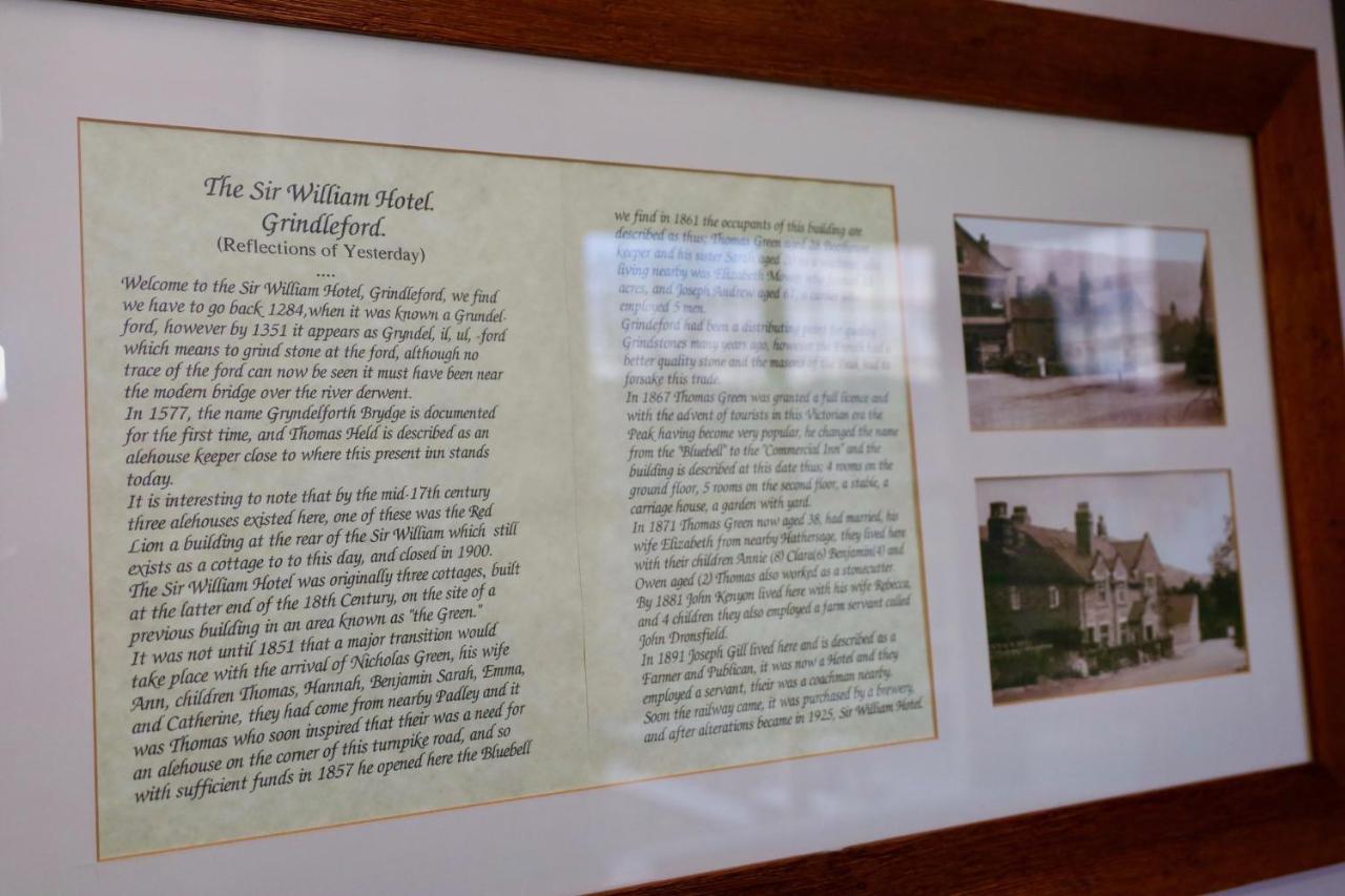 Sir William Hotel Grindleford Bridge Eksteriør billede